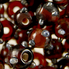 6mm Round Sputnik, Brown