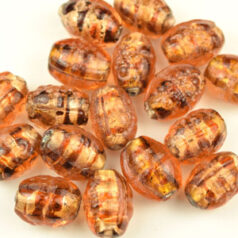 12x9mm Oval Fancy Silverfoil - Topaz