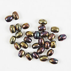 5mm x 7mm Oval - Oilslick Bronze