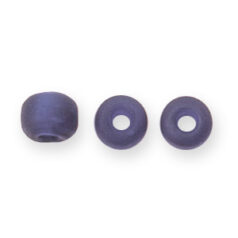 Beads, Glass Beads,  7mm Crow, Transparent Matte PLUM