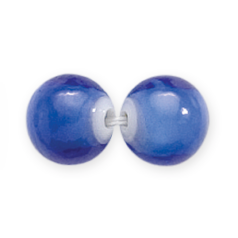 8mm Round Whiteheart - Lt. Sapphire