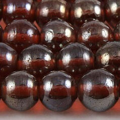 Beads, 12mm Round, Transparent Lustre, AMBER