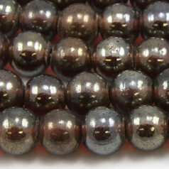 Beads, 12mm Round, Transparent Lustre, AMETHYST