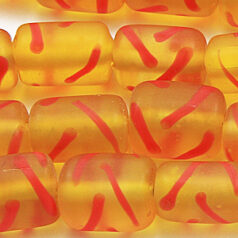 14mm Flat Tube Trans Matt Brushmark - Yellow