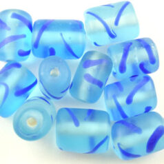 14mm Flat Tube Trans Matt Brushmark - Blue