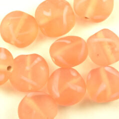 14mm Flat Disc Trans Matt Brushmark - Pink