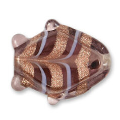 18x17mm Fish - Amethyst