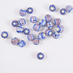 6mm Round Chevron - Mauve