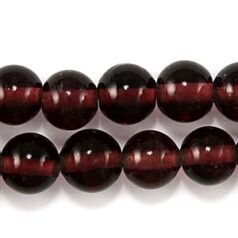 Beads 12mm Round Transparent, AMETHYST