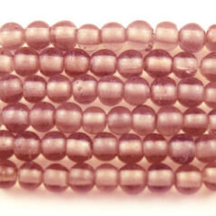 5mm Round - Trans. Rose