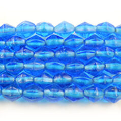 6x8mm Diamond Bicone - Blue