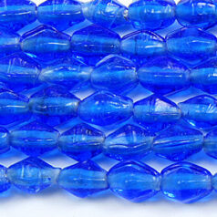 6x8mm Diamond Bicone - Aqua