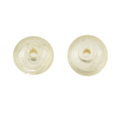 6x10mm Rondelle - Clear