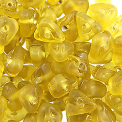 4x8mm Nuggets Trans. Matte - Amber