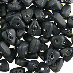 4x8mm Nuggets Trans. Matte - Black