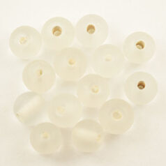8mm Round Trans. Matte - Clear