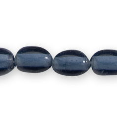 Glass Bead - 5x7mm Oval Transparent - Montana