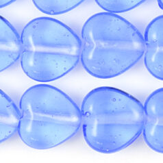 13mm Heart Transparent - Sapphire