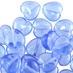13mm Heart Transparent - Sapphire
