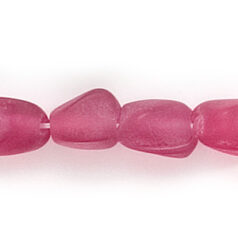 Beads, Glass Beads,  9x6mm Tube Twist Transparent matte - Amethyst