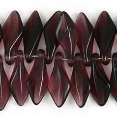Beads, Glass Beads, 15x6mm Dagger Drop, AMETHYST