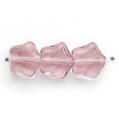 Bead, Preciosa Czech Pressed Glass, 8mm Star - Transparent Amethyst (Thickness 3.5mm, Hole Size 0.9mm)