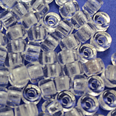 Bead, Preciosa Czech Pressed Glass, 9mm Crow Bead, Crystal  (Hole Size 3.5mm)