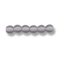 Bead, Preciosa Czech Druk Glass, 4mm Round Bead - Montana Blue with Matte Finish (Hole Size 0.9mm)