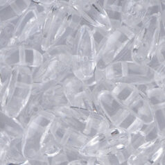 Bead, Preciosa Czech Glass Chilli Bead, 4x11mm - Crystal