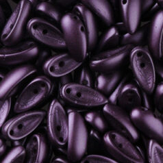 Bead, Preciosa Czech Glass Chilli Bead, 4x11mm - Metallic Mauve