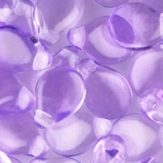 Bead, Preciosa Czech Glass Pip Beads, 5x7mm - Transparent Purple