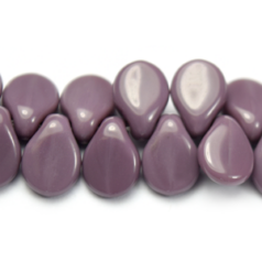 Bead, Preciosa Czech Glass Pip Beads, 5x7mm - Opaque Purple