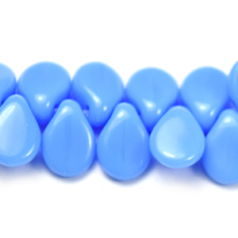 Bead, Preciosa Czech Glass Pip Beads, 5x7mm - Opaque Blue