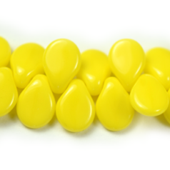 Bead, Preciosa Czech Glass Pip Beads, 5x7mm - Opaque Yellow