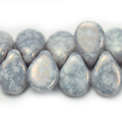 Bead, Preciosa Czech Glass Pip Beads, 5x7mm - Mottled Light Purple