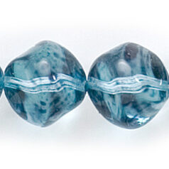 14mm Baroque Speckled Trans.-Blue Aqua