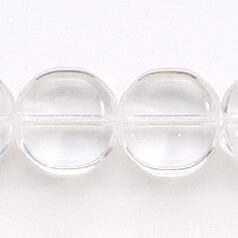 Bead, Preciosa Czech Pressed Glass, 12mm Octagonal Shape - Crystal (Hole Size 1.3mm)