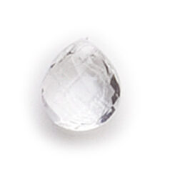 9x8mm Briolettes - Crystal
