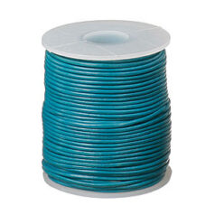 Leather Cord 1mm Round - Turquoise