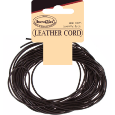 3mm Leather Cord - Brown