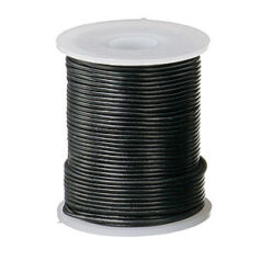 Beazu Waxed Cotton Cord - 1mm - Black