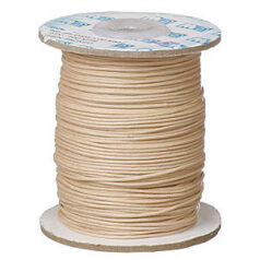 Beazu Waxed Cotton Cord - 1mm - Natural