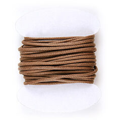 Beazu Waxed Cotton Cord - 2mm - Brown