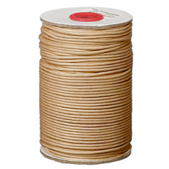 Beazu Waxed Cotton Cord - 2mm - Natural