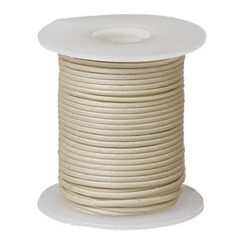 Beazu Waxed Cotton Cord - 2mm - Natural
