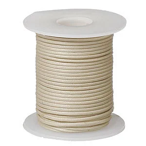 Beazu Waxed Cotton Cord 2mm Natural Beazu