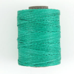 Waxed Twine - Nylon Thread #18/3, 116 yard (approx. 348 feet)  - Emerald