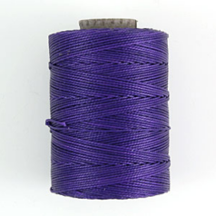 Waxed Twine - Nylon Thread #18/3, 116 yard (approx. 348 feet) - Purple