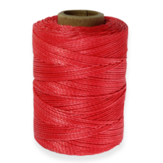 Jewelry Twine #18/3, 160 yards (approx. 480 feet)  - Red