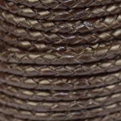 4mm Bolo Leather Cord - Dark Brown